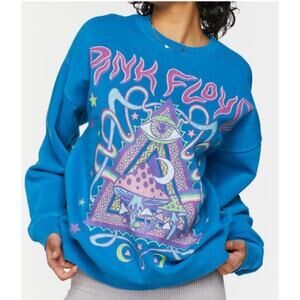 Pink Floyd Goodie Two Sleeves Crewneck Sweatshirt Graphic Oversized Women Large